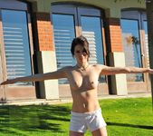 Aiden - tall thin teen naked outdoors 20
