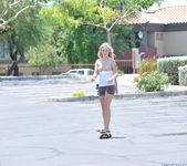 Alanna - blonde teen outdoors nudes 13