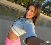 at the beach with Melena Maria Rya 6