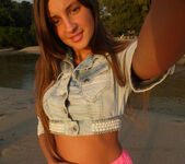at the beach with Melena Maria Rya 9