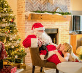 Nikole Nash, Silvia Saige - Sitting On Santas Lap - S14:E7 5