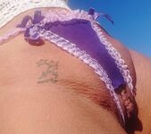 Natalie K - Crotchless panties and crop top selfies 4