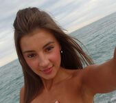 Melena Maria Rya Naked on the beach 7