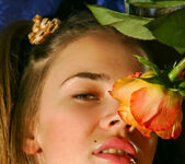 Anais - Posing with a Rose - Stunning 18 16