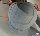 Melena Maria Rya tight blue jeans 11