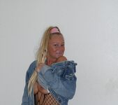 Natalie K - Posing in denim jacket 17