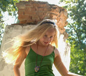 Evadne G - Evadne - Blond Girl in Green Dress - Stunning 18 15