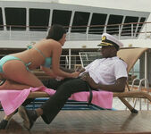 Candy Alexa, Interracial DP Threesome in the Boat 4