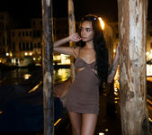 Dulce: Nighttime Venice Without Panties - Watch4Beauty 8