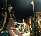 Dulce: Nighttime Venice Without Panties - Watch4Beauty 15