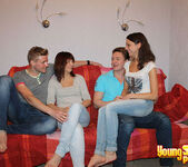 Exciting foursome sex - Young Sex Parties