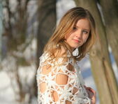 Milana E - Naked in the Snow - Stunning 18 4