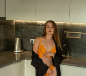 Lesja - Yellow Underwear in the Kitchen - Stunning 18 7