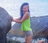 Sweet Julie - Green And Blue - Erotic Beauty