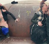 LYDIA & MONIKA Outdoor BJ & Anal Party - Evil Angel 10