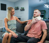 Perverted Teen Stepsister Takes Advantage of Injured Stepbro