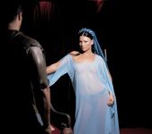 Jessica Fiorentino is Chastity in the lost battle of the
