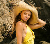 Phedra F - Phedra - Straw Hat Yellow Dress - Stunning 18 6