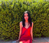 Flaca - Skimpy Red Dress - FTV Girls