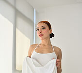 Geni - White Dress Tease - FTV Girls 10
