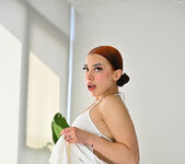 Geni - White Dress Tease - FTV Girls 11
