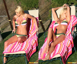 Hannah Hilton - Nude Sunbathing - Solo TGP