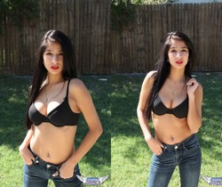 Megan Montero - Topless In Jeans - SpunkyAngels - Solo Hot Gallery