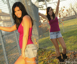 Destiny Moody on the Fence - Solo Sexy Gallery