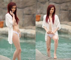 Kylie gets ready to skinny dip - Solo Hot Gallery