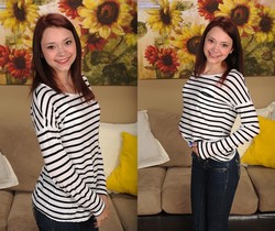 Rhaya Shyne - amateur teen spreads her pussy lips - Solo HD Gallery