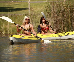 Tess A, Tracy Lindsay - Canoe Adventure - Viv Thomas - Lesbian Porn Gallery