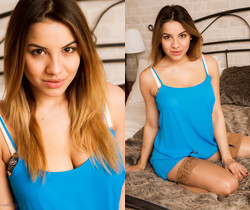 Lacey Banghard Bed - Solo Sexy Photo Gallery