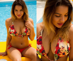 Lacey Banghard - Lacey B Poolside - Solo Nude Pics