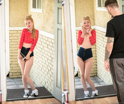 Kennedy Kressler - Squirting Redhead Kennedy Manhandled! - Hardcore Porn Gallery