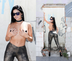 Gina Jolie - Buxom, Big-Butt Brazilian Railed Hard - Hardcore Hot Gallery