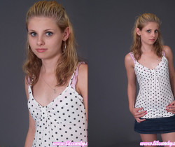 Lil Candy - Gray Background - Solo Sexy Gallery