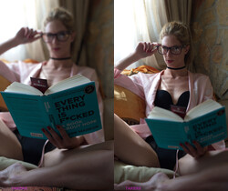 Rebecca Leah - Bookish - BreathTakers - Solo Nude Pics
