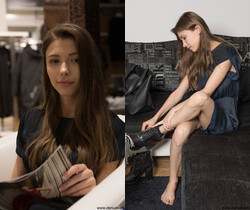 DenudeArt - Mila Azul in "Shopping" - Solo Image Gallery