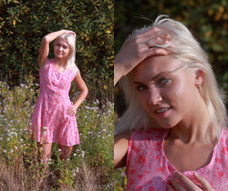 Cristina A - In the Tall Grass - Stunning 18 - Teen Nude Gallery