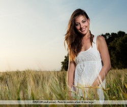 A Field With A Flower - Lorena G. - Solo Sexy Photo Gallery