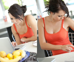 Natasha Belle - Laptop - Solo Hot Gallery