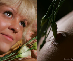 Stella S - Pussy in flowers - Stunning 18 - Teen Picture Gallery