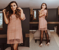 Blossom May - Pastel Palette - More Than Nylons - Solo Nude Pics