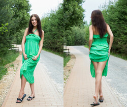 Evita Lima - Walkway - Rylsky Art - Solo Nude Pics