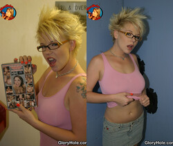 Missy Munroe - Glory Hole - Blowjob Sexy Gallery