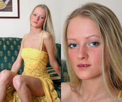 Marta A - Marta - Yellow Dress - Stunning 18 - Teen Sexy Photo Gallery