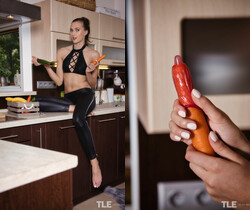 Stacy Cruz - Homemade Dildo 1 - The Life Erotic - Solo Nude Gallery