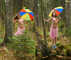 Kristina - Colored Parasol - Stunning 18 - Teen Image Gallery