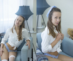 Mara - In a Cozy Chair - Stunning 18 - Teen Nude Gallery