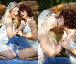Blu Chanelle, Ellie Shou - Afternoon Delight - Viv Thomas - Lesbian Nude Pics